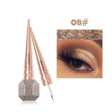 Load image into Gallery viewer, Pearlescent Glitter Powder Eyeliner Liquid Pen Waterproof Sweat Proof Not Easy To Smudge Not Caking Creative Eyeliner