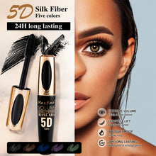 Load image into Gallery viewer, Colored Mascara Volumizing Curling Waterproof Rainbow Eye Makeup Purple Blue Black White Long Lasting Non Flaking Lash Builder