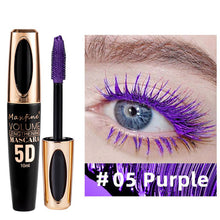 Load image into Gallery viewer, Colored Mascara Volumizing Curling Waterproof Rainbow Eye Makeup Purple Blue Black White Long Lasting Non Flaking Lash Builder