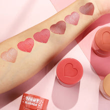 Load image into Gallery viewer, Velvet Heart Cushion Liquid Blush Natural Nude Stamp Blush Buildable Sheer to Medium Soft Matte Finish for Quick Makeup Look