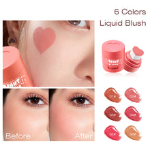 Load image into Gallery viewer, Velvet Heart Cushion Liquid Blush Natural Nude Stamp Blush Buildable Sheer to Medium Soft Matte Finish for Quick Makeup Look