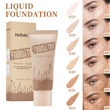 Load image into Gallery viewer, Pore Covering Foundation Oil Control Long-Wear Natural Finish Liquid Makeup for Oily Skin, Lightweight Concealer Base for Daily Use