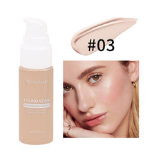 Load image into Gallery viewer, 12 Shades Liquid Foundation Waterproof Long-Lasting High Coverage Concealer Smudge-Proof Face Makeup for Daily & Wedding Wear