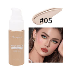 Load image into Gallery viewer, 12 Shades Liquid Foundation Waterproof Long-Lasting High Coverage Concealer Smudge-Proof Face Makeup for Daily & Wedding Wear