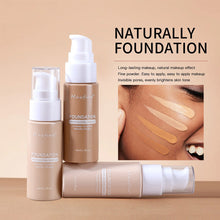 Load image into Gallery viewer, 12 Shades Liquid Foundation Waterproof Long-Lasting High Coverage Concealer Smudge-Proof Face Makeup for Daily & Wedding Wear
