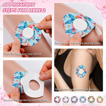 Load image into Gallery viewer, 6Pcs Adhesive Patches for Freestyle Libre 2/3 Waterproof Sweatproof CGM Sensor Cover Tape Hypoallergenic Long Lasting 10 Days