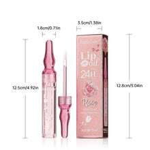 Load image into Gallery viewer, Color Changing Lip Gloss Temperature Reactive Rose Petal Jelly Tint Plumping Oil Tint Moisturizing Shiny Finish Long Lasting Lip Makeup