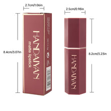 Load image into Gallery viewer, Matte Lipstick 6 Colors Optional Velvet Finish Long Lasting Waterproof Smudge Proof Nude Red Pink Brown Natural Day Night Makeup