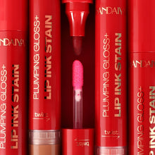Load image into Gallery viewer, 2 in 1 Lip Gloss & Lipstick Set for Dark Lips High Pigment Creamy Shiny Lip Gloss Solid Lipstick Full Coverage Long Lasting