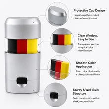 Load image into Gallery viewer, 3 Colors Football Game Face Body Paint Stick Oil Based Face Painting Crayons for Football Fan Festival Halloween Cosplay Makeup Tool