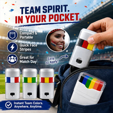 Load image into Gallery viewer, 3 Colors Football Game Face Body Paint Stick Oil Based Face Painting Crayons for Football Fan Festival Halloween Cosplay Makeup Tool