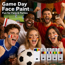 Load image into Gallery viewer, 3 Colors Football Game Face Body Paint Stick Oil Based Face Painting Crayons for Football Fan Festival Halloween Cosplay Makeup Tool