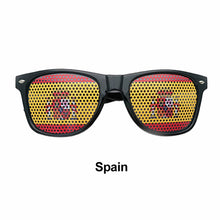 Load image into Gallery viewer, Country Flag Pattern Sunglasses Shades for Soccer Fans Outdoor Sports Protective Glasses Team Spirit Accessories