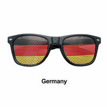 Load image into Gallery viewer, Country Flag Pattern Sunglasses Shades for Soccer Fans Outdoor Sports Protective Glasses Team Spirit Accessories