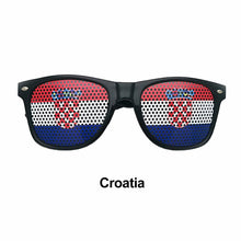 Load image into Gallery viewer, Country Flag Pattern Sunglasses Shades for Soccer Fans Outdoor Sports Protective Glasses Team Spirit Accessories