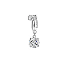 Load image into Gallery viewer, Butterfly Zircon Clip On Navel Ring Non-Piercing Fake Belly Piercing Copper Belly Button Ring Body Jewelry For Women