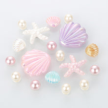 Load image into Gallery viewer, 18PCS Shoe Charm Set Shoe DIY Summer Starfish Shell Handicrafts Shoe Decoration Buckle Charms Hole Shoes Accessories