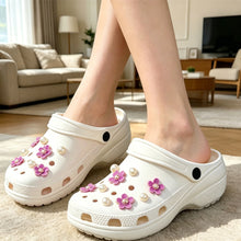 Load image into Gallery viewer, 3D Cute Daisies Pearl Set Shoe Charms Slide Sandals DIY Clogs Decoration Shoe Buckle Pins Shoe Decoration Accessories for Gifts