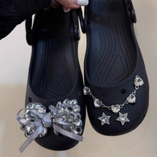 Load image into Gallery viewer, Elegant Bow Shoes Bow Ballet Shoe Decorations Original Shoe Charms Set Women Gentle Ballet Shoes Charms Pack DIY Shoe Accessories