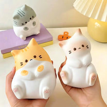 Load image into Gallery viewer, 1Pc Cute Cartoon Cat Slow Rebound Squeeze Toy Soft PU Pinch Fidget Ball Stress Relief Gift For Kids Adults Halloween Christmas