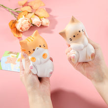 Load image into Gallery viewer, 1Pc Cute Cartoon Cat Slow Rebound Squeeze Toy Soft PU Pinch Fidget Ball Stress Relief Gift For Kids Adults Halloween Christmas