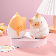 Load image into Gallery viewer, 1Pc Cute Cartoon Cat Slow Rebound Squeeze Toy Soft PU Pinch Fidget Ball Stress Relief Gift For Kids Adults Halloween Christmas