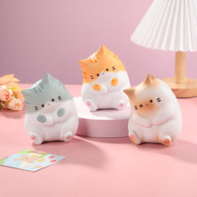 Load image into Gallery viewer, 1Pc Cute Cartoon Cat Slow Rebound Squeeze Toy Soft PU Pinch Fidget Ball Stress Relief Gift For Kids Adults Halloween Christmas