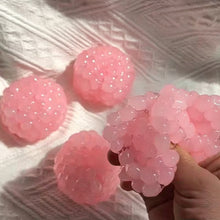 Load image into Gallery viewer, Ice Cube Shaped Beaded Squishy Squeeze Ball Fidget Toy Hand Exercise Stress Relief Sensory Toy For Kids Adults