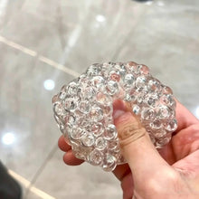 Load image into Gallery viewer, Ice Cube Shaped Beaded Squishy Squeeze Ball Fidget Toy Hand Exercise Stress Relief Sensory Toy For Kids Adults