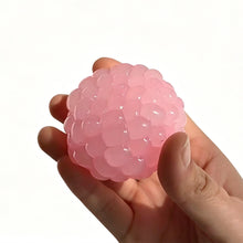 Load image into Gallery viewer, Ice Cube Shaped Beaded Squishy Squeeze Ball Fidget Toy Hand Exercise Stress Relief Sensory Toy For Kids Adults