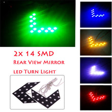 Load image into Gallery viewer, 2x 14 SMD LED Arrow Panel For Car Rear View Mirror Indicator Turn Signal Light