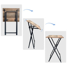 Load image into Gallery viewer, No Assembly Required TV Trays for Eating Set of 4 with Stand,Folding Snack Tray Table Set,Folding TV Dining Tables for Small Space