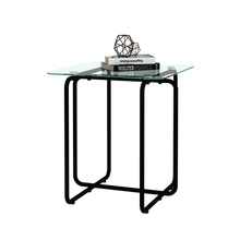 Load image into Gallery viewer, Modern Tempered Glass Coffee Table End Table Side Table for Living Room,bedroom, Transparent