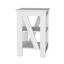 Load image into Gallery viewer, Clio Auxiliary Table, with two shelves