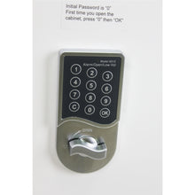 Load image into Gallery viewer, Mobile Charging Cart and Cabinet for Tablets Laptops 30-Device With Combination Lock(White)