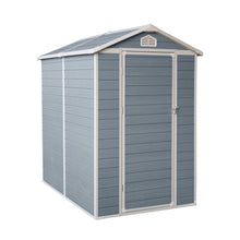 Load image into Gallery viewer, 6x4ft Resin Outdoor Storage Shed Kit-Perfect to Store Patio Furniture,Grey