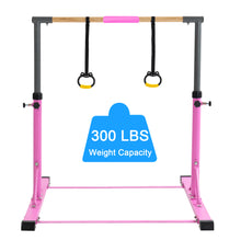 Load image into Gallery viewer, Gymnastic Bar Set Gymnastics Horizontal Bar Gymnastics Kip Bar for Kids Home Use Pink