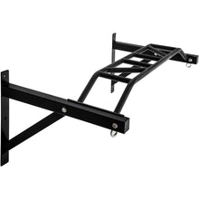 Load image into Gallery viewer, 47" Pull Up Bar Wall Mounted Multi-Grip w/Hangers for Punching Strength Training