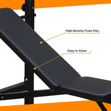 Load image into Gallery viewer, Olympic Weight Bench, Bench Press Set with Squat Rack and Bench for Home Gym Full-Body Workout