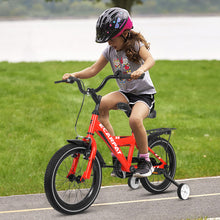 Load image into Gallery viewer, A14115 Kids Bike 14 inch for Boys & Girls with Training Wheels, Freestyle Kids' Bicycle with fender and carrier.