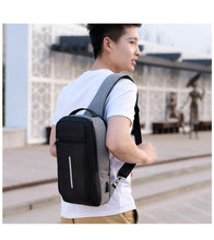 Load image into Gallery viewer, Anti-theft USB charging chest bag with you