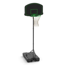 Load image into Gallery viewer, Basketball Hoop System Stand with 30in Backboard, Height Adjustable 60Inch-78Inch for Indoor Outdoor, Fillable Base with Wheels for Kids, Youth