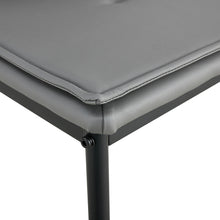 Load image into Gallery viewer, Dining chairs set of 4, Grey modern kitchen chair with metal leg