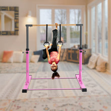 Load image into Gallery viewer, Gymnastic Bar Set Gymnastics Horizontal Bar Gymnastics Kip Bar for Kids Home Use Pink