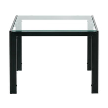 Load image into Gallery viewer, Coffee Table Set of 2, Square Modern Table with Tempered Glass Finish for Living Room,Transparent
