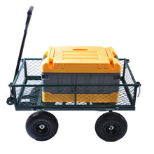 Load image into Gallery viewer, Wagon Cart Garden cart trucks make it easier to transport firewood (green)