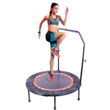 Load image into Gallery viewer, 40 Inch Mini Exercise Trampoline for Adults or Kids Indoor Fitness Rebounder Trampoline with Safety Pad Max. Load 300LBS