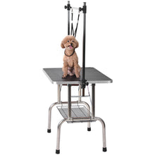 Load image into Gallery viewer, 36" Professional Dog Pet Grooming Table Adjustable Heavy Duty Portable w/Arm & Noose & Mesh Tray