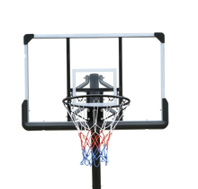 Load image into Gallery viewer, Height Adjustable 7.5 to 10ft Basketball Hoop 44 Inch Backboard Portable Basketball Goal System with Stable Base and Wheels, use for Outdoor