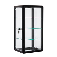 Load image into Gallery viewer, Tempered Glass Counter Top Display Showcase with Sliding Glass Door and Lock,Standard Aluminum Framing with Sliding Glass Door and Lock-display cabinet